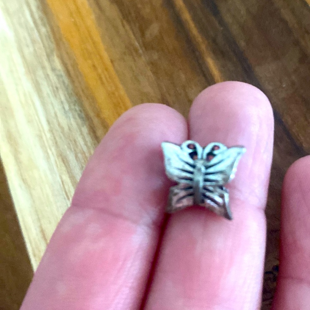 Pandora charm. / butterfly charm